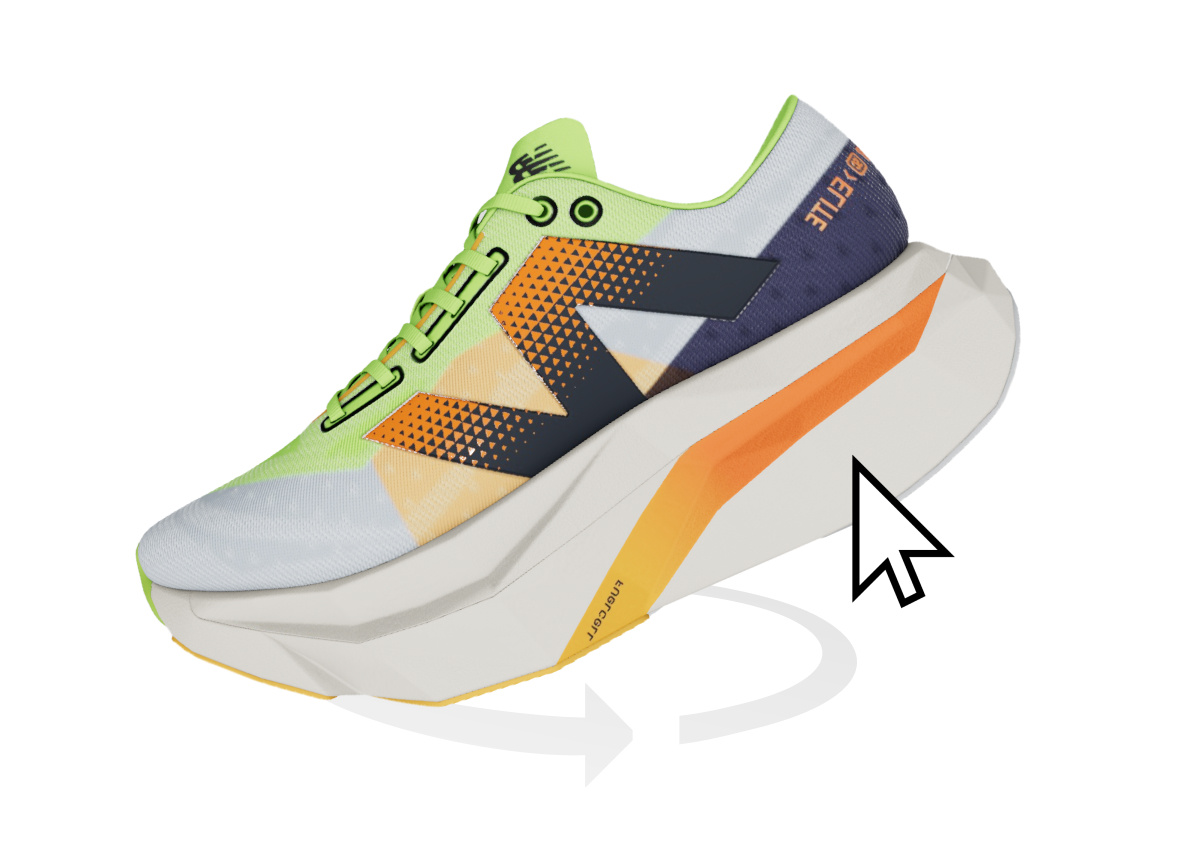 New Balance FuelCell SuperComp Elite V4 Running Shoe, High-Performance Midsole and Outsole, Interactive.