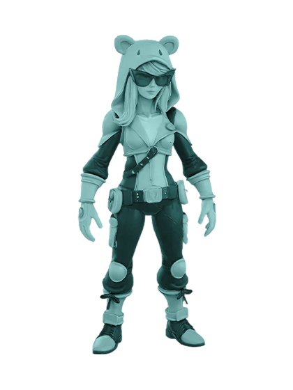 3D model: Girl Character (generated with Julian NXT)
