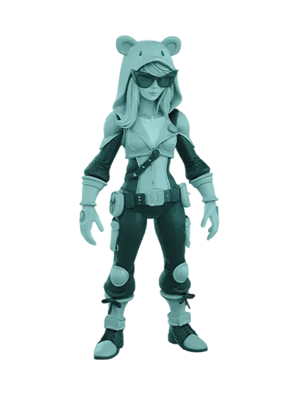 3D model: Girl Character (generated with Julian NXT)