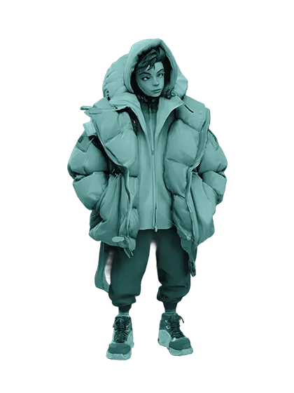 3D model: Hood Character (generated with Julian NXT)