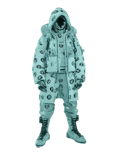 3D model: Orange Character (generated with Julian NXT)